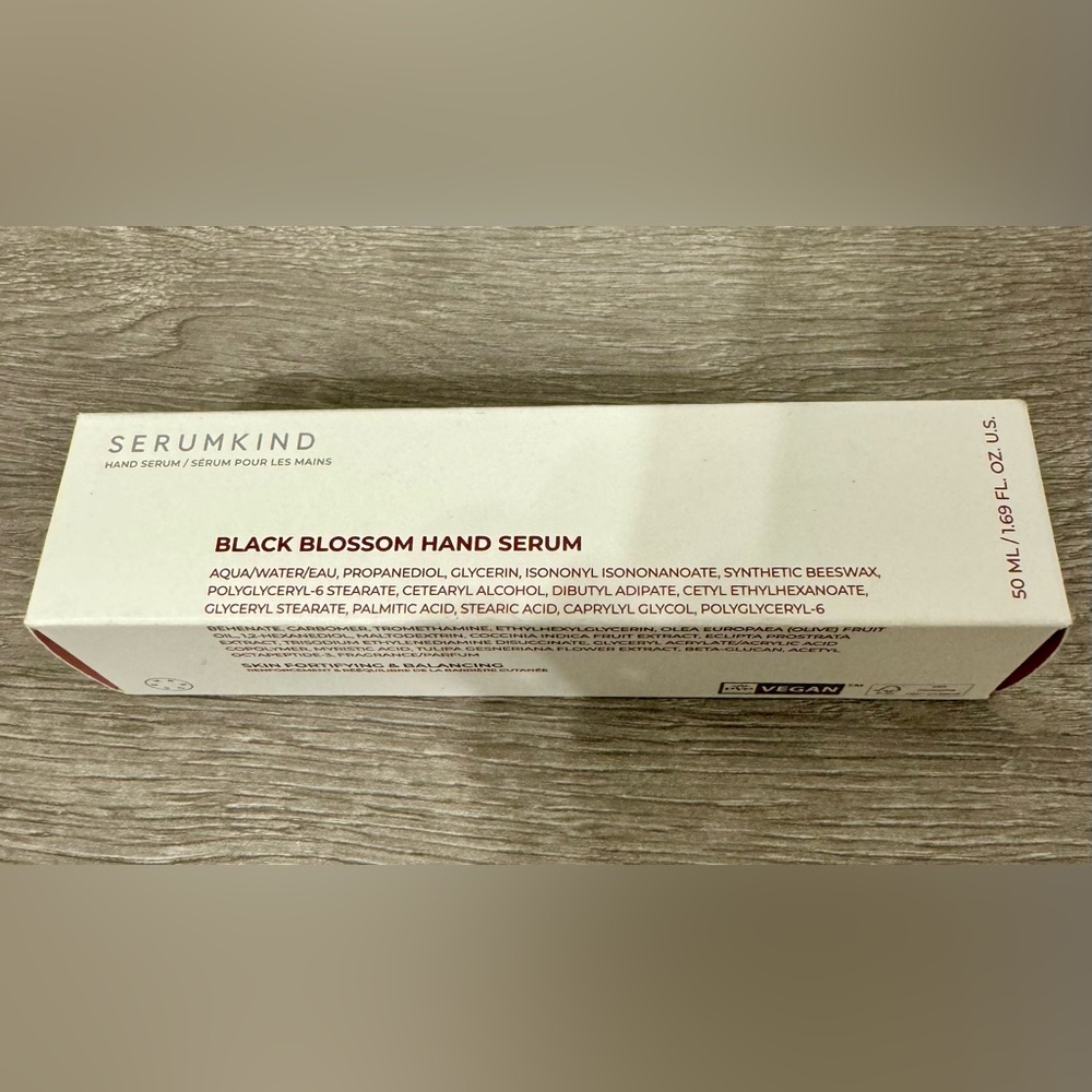 SERUMKIND Black Blossom Hand Serum 1.69oz/50ML. NWT